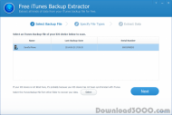 Free iPhone Backup Extractor screenshot